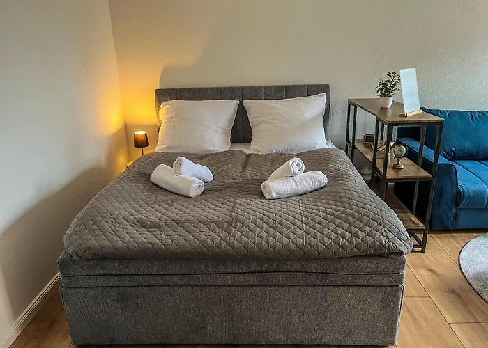 Fuer 2 Mit Balkon Апартаменты Бернау